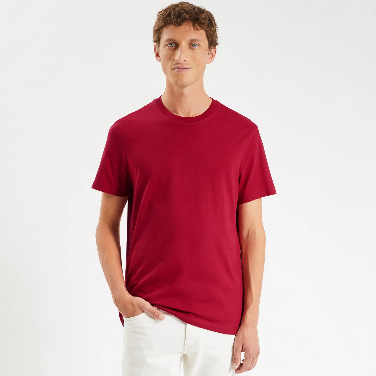 Jules Tee shirt basique uni- T-shirt