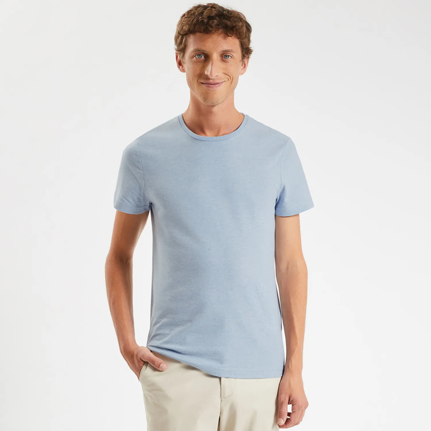 Jules Tee shirt basique uni- T-shirt