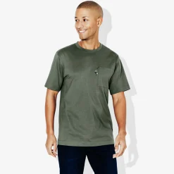Jules Tee shirt brodé col rond- T-shirt