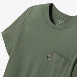 Jules Tee shirt brodé col rond- T-shirt