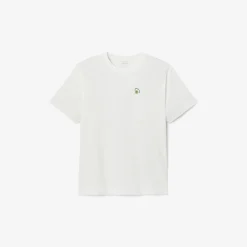 Jules Tee shirt brodé col rond- T-shirt