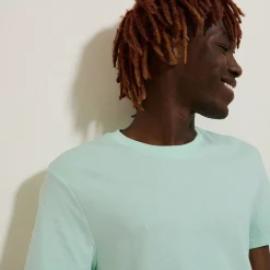 Jules Tee shirt col rond basique en coton- T-shirt