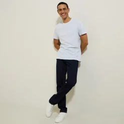 Jules Tee shirt col rond basique en coton- T-shirt