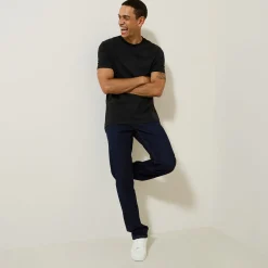 Jules Tee shirt col rond basique en coton- T-shirt