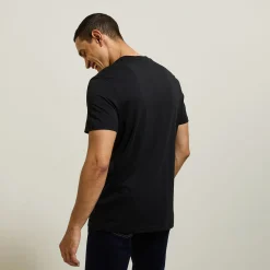 Jules Tee shirt col rond basique en coton- T-shirt