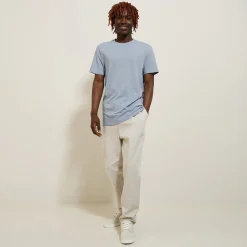 Jules Tee shirt col rond basique en coton- T-shirt