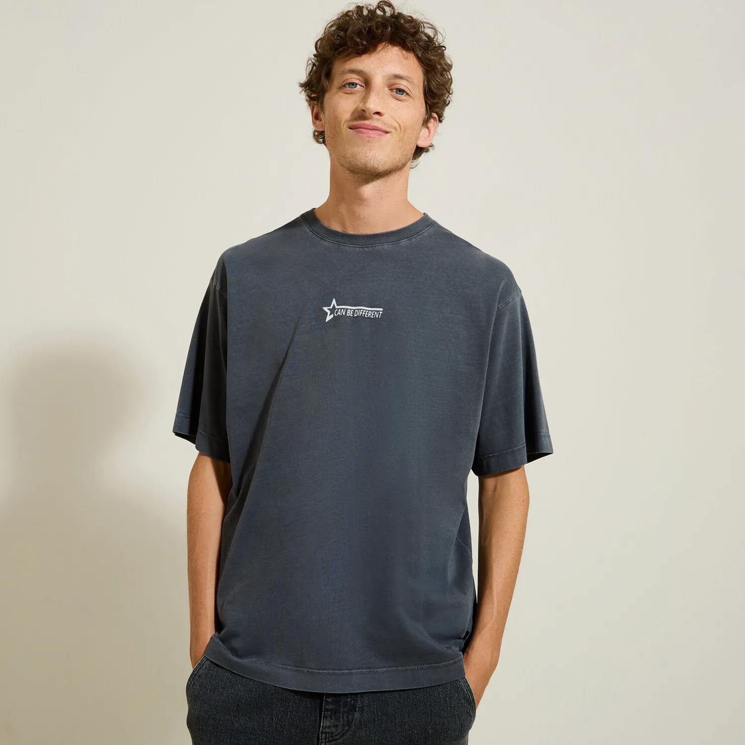 Jules Tee shirt col rond imprimé- T-shirt