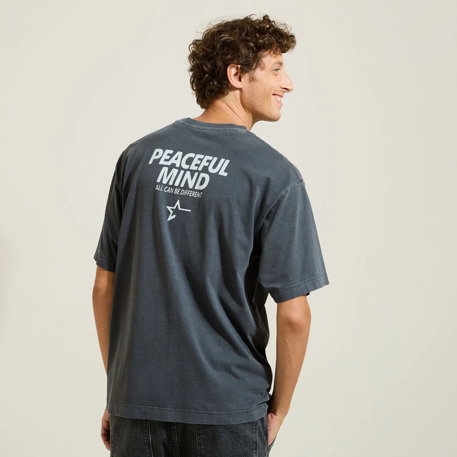 Jules Tee shirt col rond imprimé- T-shirt