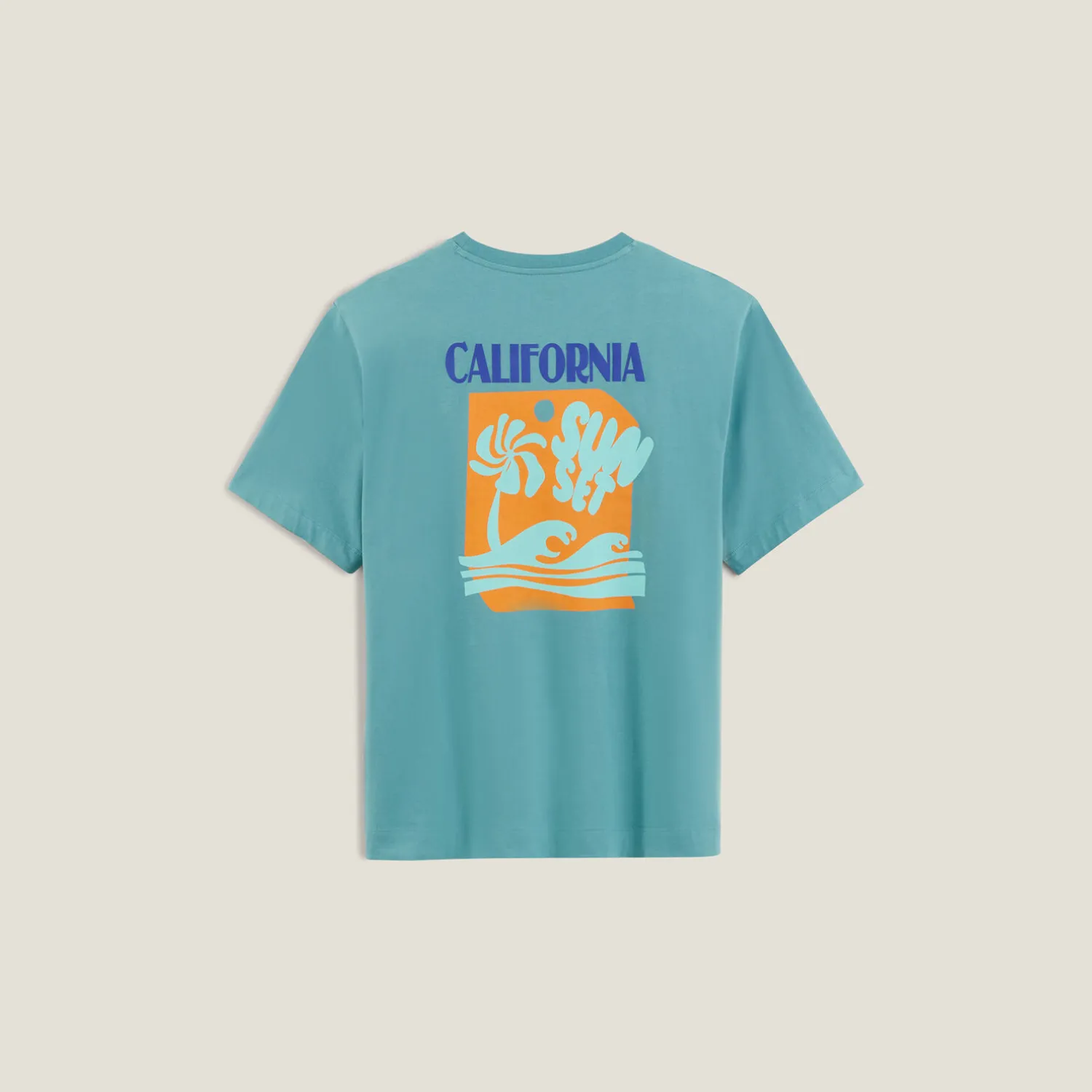 Jules Tee shirt col rond imprimé- T-shirt