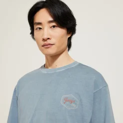 Jules Tee shirt  col rond imprimé en coton- T-shirt