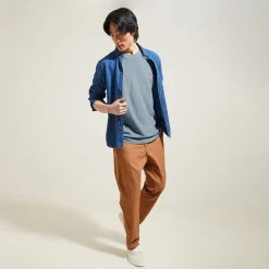 Jules Tee shirt  col rond imprimé en coton- T-shirt