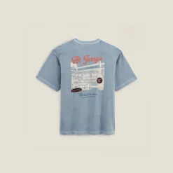 Jules Tee shirt  col rond imprimé en coton- T-shirt