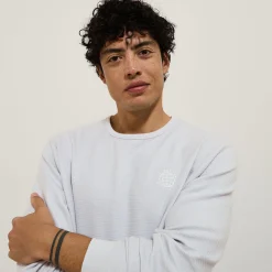 Jules Tee shirt col rond imprimé devant- T-shirt