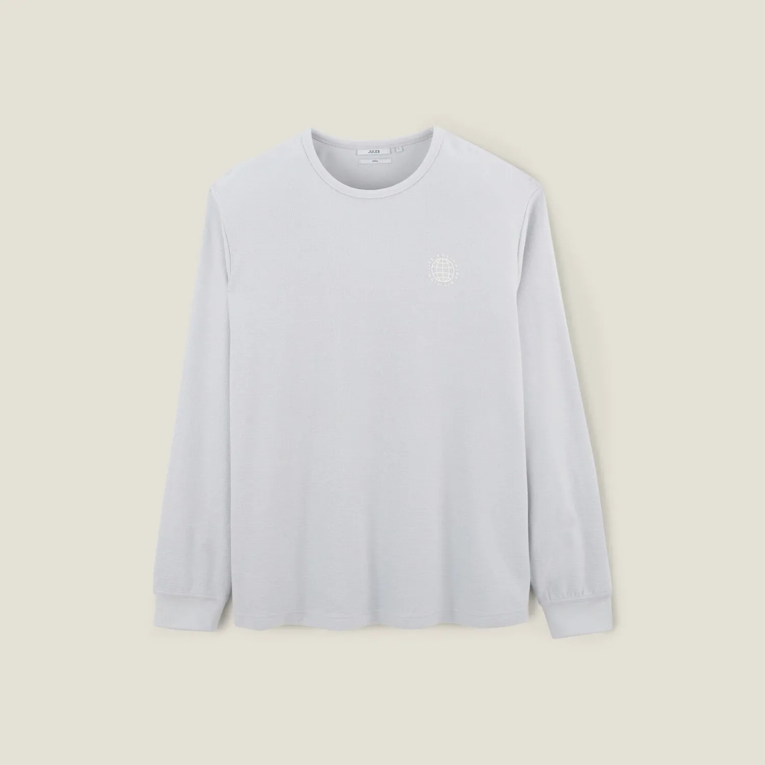 Jules Tee shirt col rond imprimé devant- T-shirt