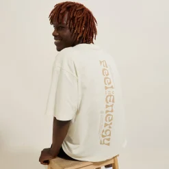 Jules Tee shirt col rond imprimé en coton- T-shirt