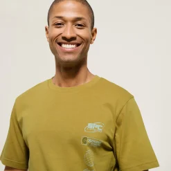 Jules Tee shirt col rond imprimé en coton- T-shirt