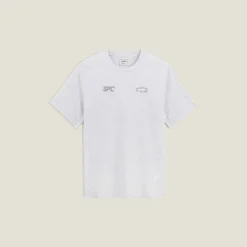 Jules Tee shirt col rond imprimé en coton- T-shirt