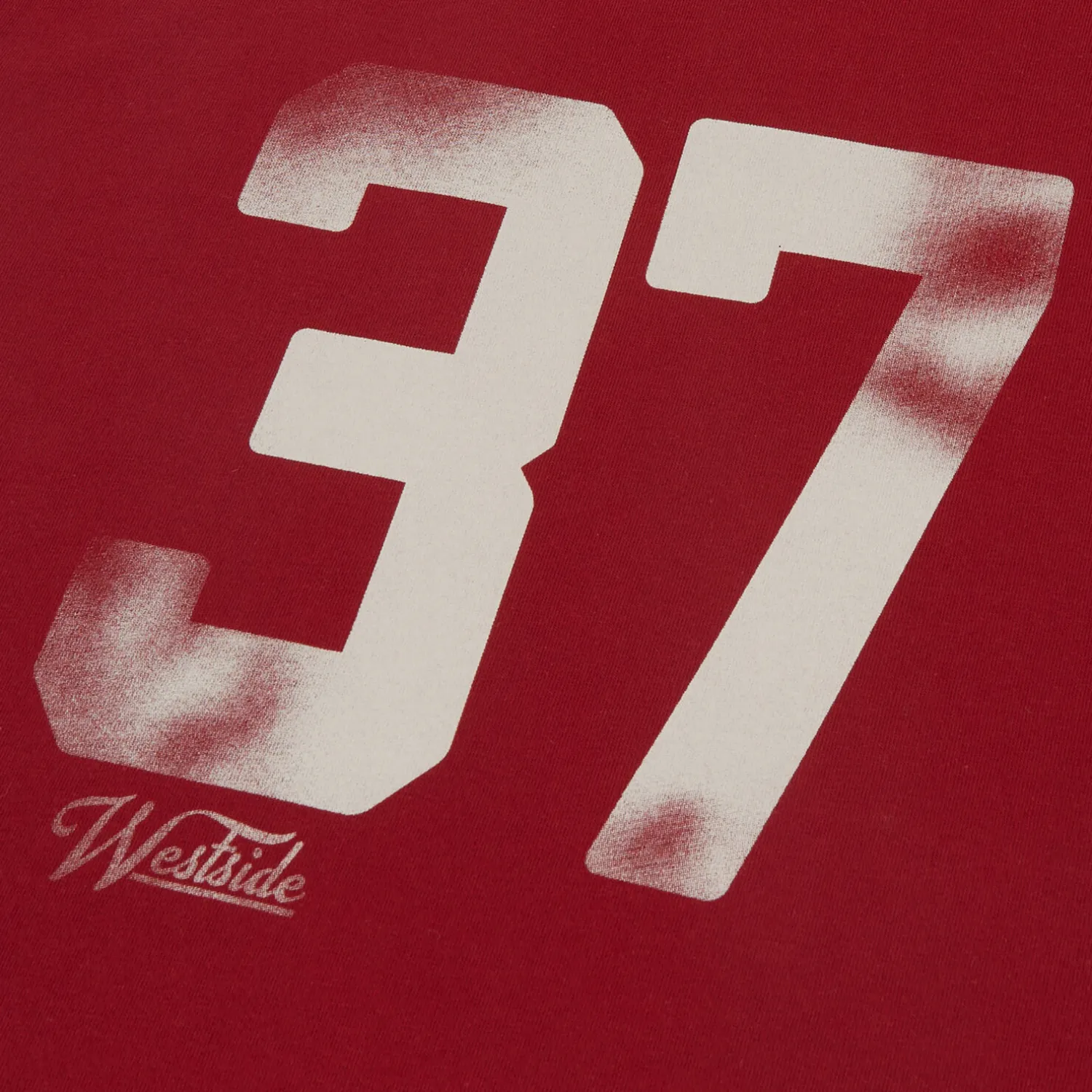 Jules Tee shirt col rond imprimé colletage contrasté- T-shirt