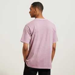 Jules Tee shirt col rond imprimé poitrine en coton- T-shirt