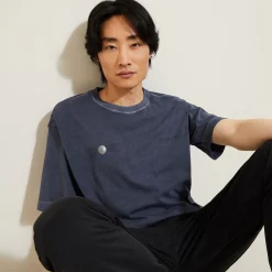 Jules Tee shirt  col rond imprimé en coton- T-shirt