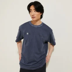 Jules Tee shirt  col rond imprimé en coton- T-shirt