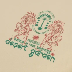 Jules Tee shirt col rond imprimé tigre en coton- T-shirt