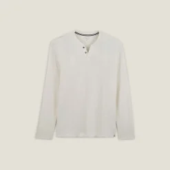 Jules Tee shirt col tunisien manches longues- T-shirt