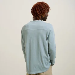 Jules Tee shirt col tunisien manches longues- T-shirt