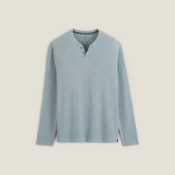 Jules Tee shirt col tunisien manches longues- T-shirt