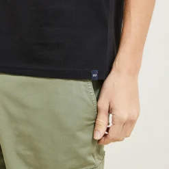 Jules Tee shirt col V en coton- T-shirt