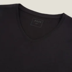 Jules Tee shirt col V en coton- T-shirt