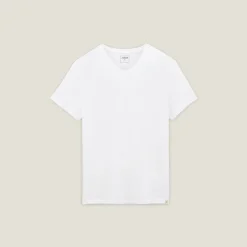 Jules Tee shirt col V en coton- T-shirt