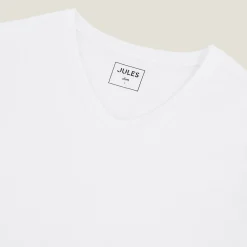 Jules Tee shirt col V en coton- T-shirt