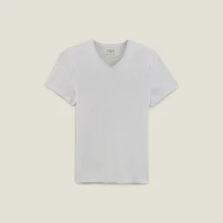 Jules Tee shirt col V en coton- T-shirt