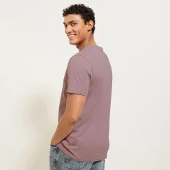 Jules Tee shirt col V en coton- T-shirt