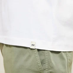 Jules Tee shirt col V en coton elasthanne- T-shirt