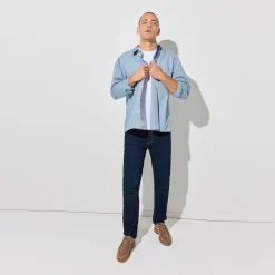 Jules Tee shirt en coton col rond basique- T-shirt