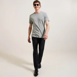 Jules Tee shirt en coton col rond basique- T-shirt