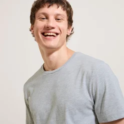 Jules Tee shirt en coton col rond basique- T-shirt