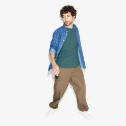 Jules Tee shirt en coton col rond basique- T-shirt