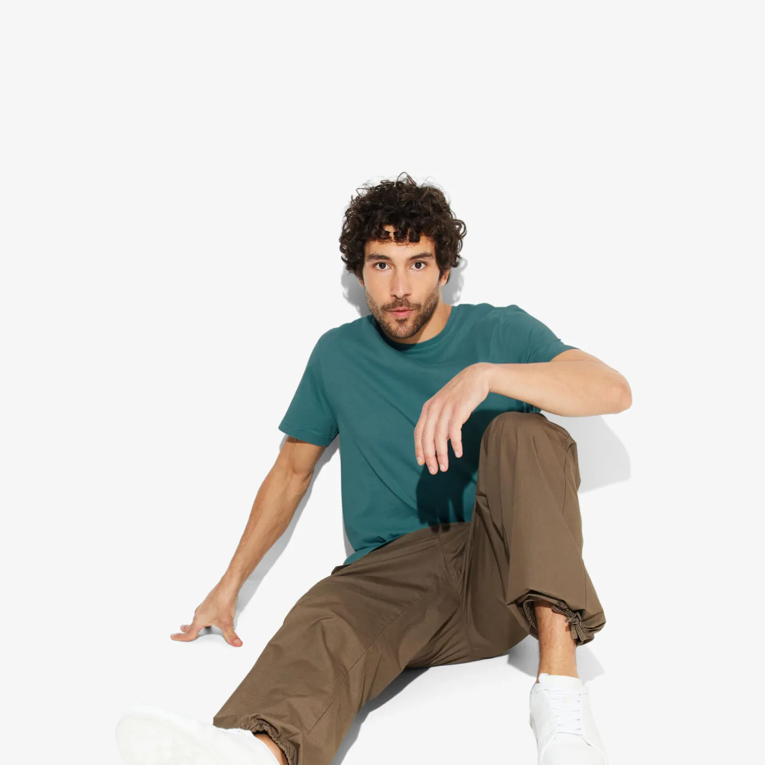 Jules Tee shirt en coton col rond basique- T-shirt