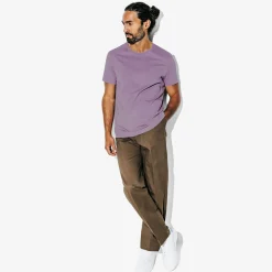 Jules Tee shirt en coton col rond basique- T-shirt