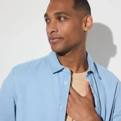 Jules Tee shirt en coton col rond basique- T-shirt