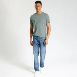 Jules Tee shirt en coton col rond basique- T-shirt