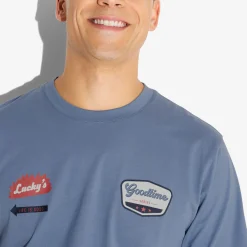 Jules Tee shirt imprimé col rond- T-shirt