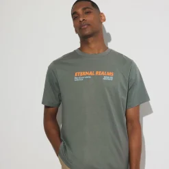 Jules Tee shirt imprimé col rond- T-shirt