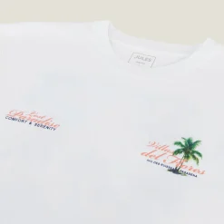 Jules Tee shirt imprimé devant et dos paysage- T-shirt