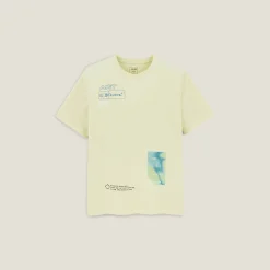 Jules Tee shirt imprimé en coton col rond- T-shirt