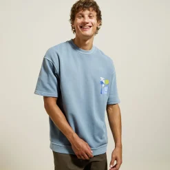 Jules Tee shirt imprimé en molleton- T-shirt