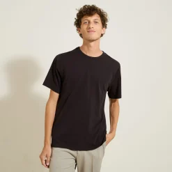 Jules Tee shirt matière douce col rond- T-shirt